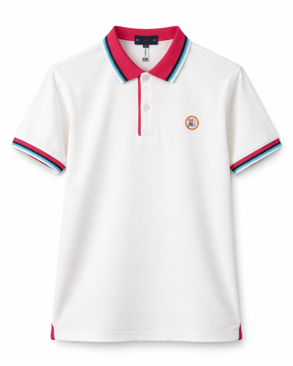 POLO SB BLANCA/ROSA