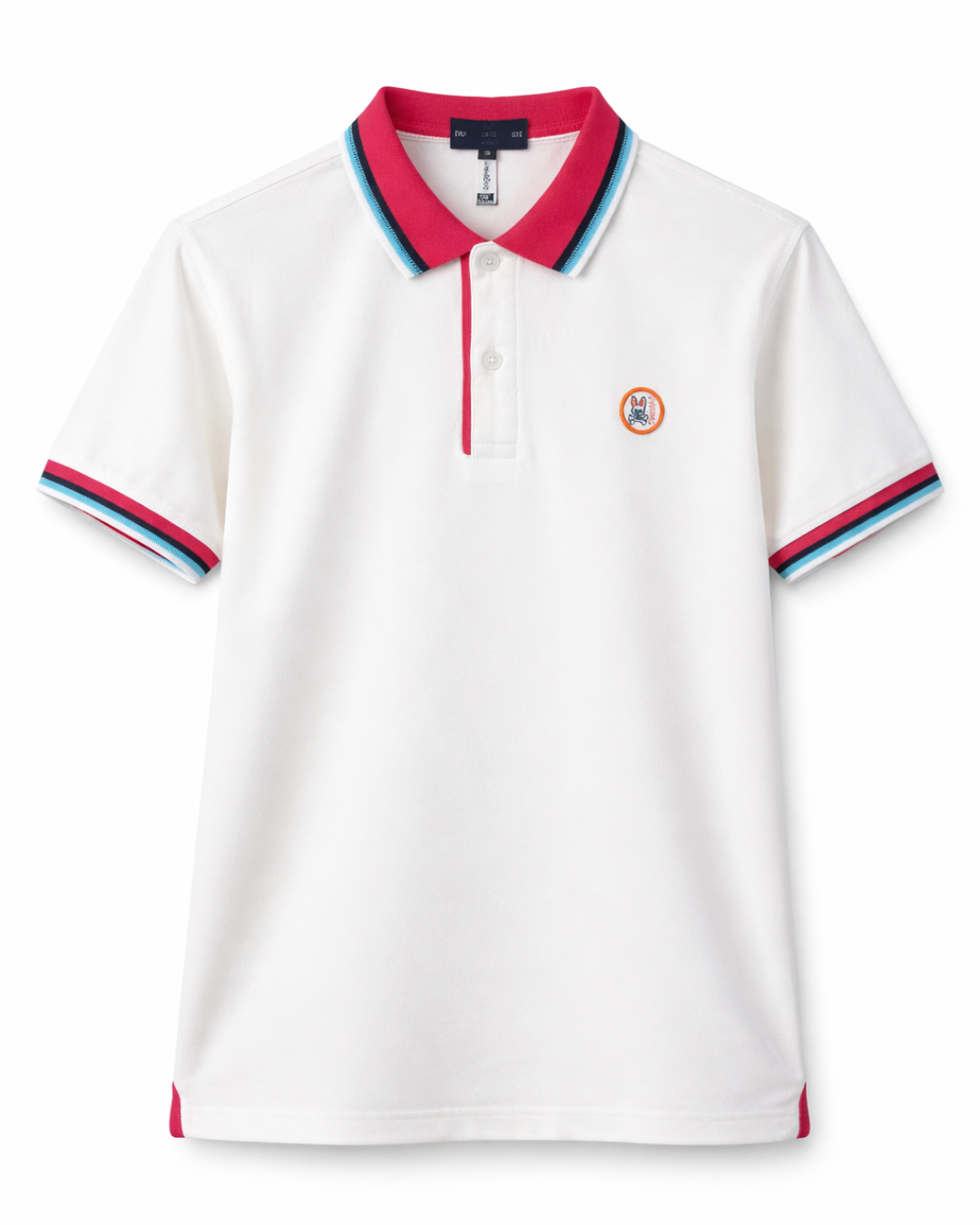 POLO SB BLANCA/ROSA