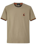 CAMISETA SB BEIGE/NARANJA