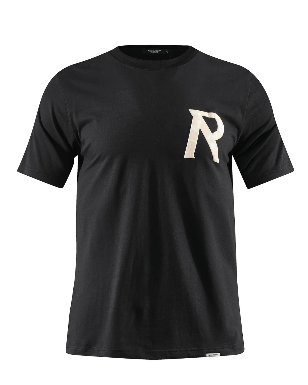 CAMISETA RT NEGRA/BEIGE