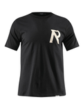 CAMISETA RT NEGRA/BEIGE
