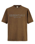 CAMISETA ES OVERSIZE CAFE