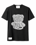 CAMISETA ESTAMPADA TEDDY NEGRA