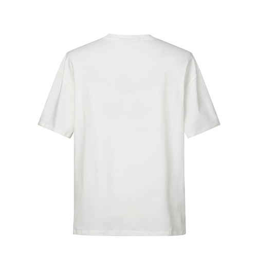 CAMISETA AVES OVERSIZE BLANCA