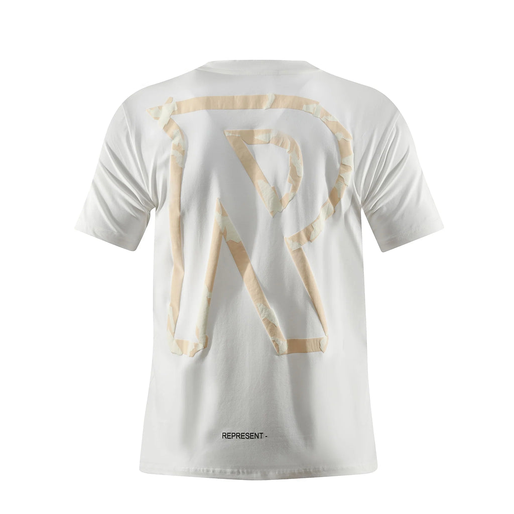 CAMISETA RT BLACA/BEIGE