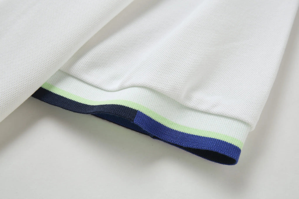 POLO SB BLANCO/VERDE