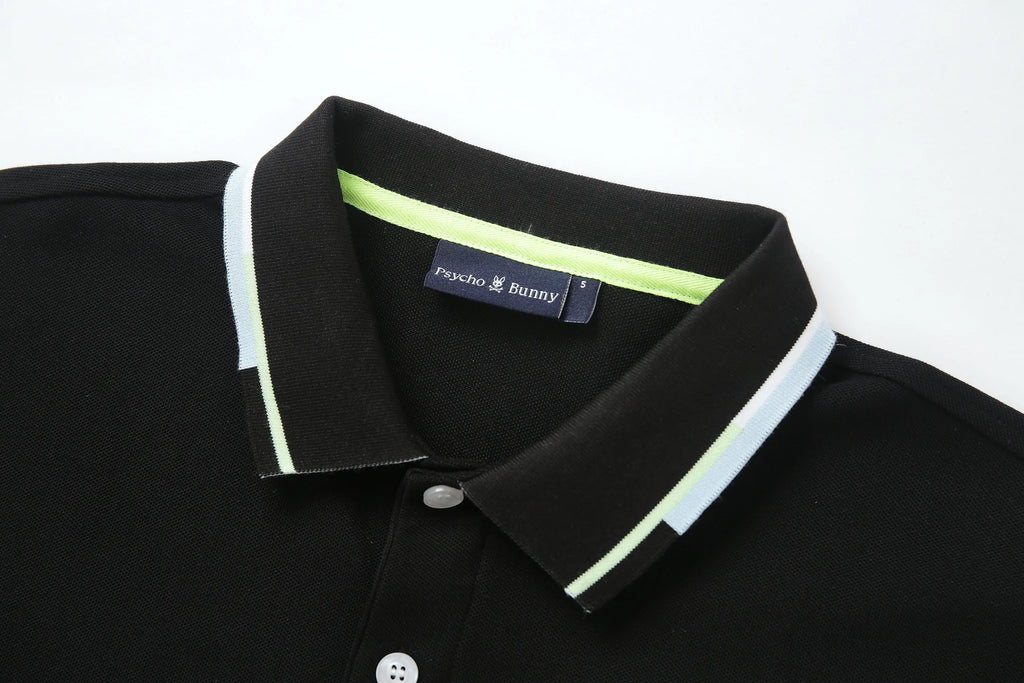 POLO SB NEGRA/VERDE